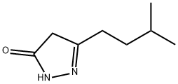 5-(3-Methylbutyl)-2,4-dihydro-3H-pyrazol-3-one Structure