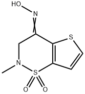 (4Z)-2-methyl-2,3-dihydro-4H-thieno[2,3-e][1,2]thiazin-4-one oxime 1,1-dioxide,1030422-56-0,结构式