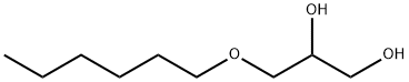 3-(Hexyloxy)-1,2-propanediol Structure