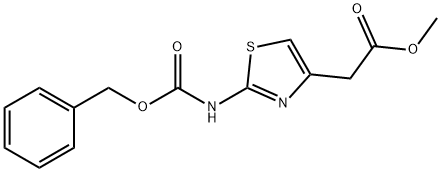 Methyl 2-(2-(((benzyloxy)carbonyl)aMino)thiazol-4-yl)acetate Structure