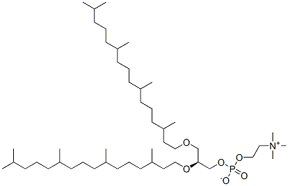 2,3-di-O-phytanyl-sn-glycero-1-phosphocholine|