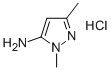 5-AMINO-1,3-DIMETHYLPYRAZOLE HYDROCHLORIDE, 99 化学構造式