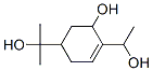 2-(1-hydroxyethyl)-5-(2-hydroxypropan-2-yl)cyclohex-2-en-1-ol Struktur