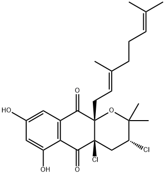 napyradiomycin A1,103106-24-7,结构式