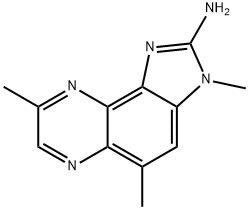 3,5,8-trimethylimidazo(4,5-f)quinoxalin-2-amine,103139-94-2,结构式