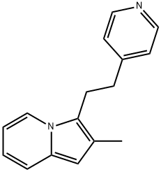 2-Methyl-3-(2-pyridin-4-yl-ethyl)-indolizine Structure