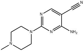 4-amino-2-(4-methyl-1-piperazinyl)-5-pyrimidinecarbonitrile|4-氨基-2-(4-甲基-1-哌嗪基)-5-嘧啶甲腈