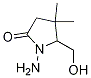 1-aMino-5-(hydroxyMethyl)-4,4-diMethyl-2-Pyrrolidinone Structure