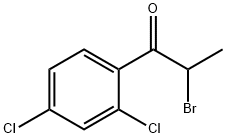 2-bromo-1-(2,4-dichlorophenyl)propan-1-one Structure