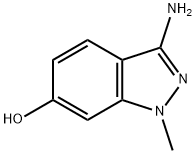 1-甲基-3-氨基-6-羟基吲唑, 1031876-62-6, 结构式