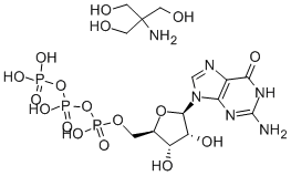 GTP TRIS SALT Structure