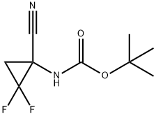 tert-Butyl (1-cyano-2,2-difluorocyclopropyl)-carbamate|(1-氰基-2,2-二氟环丙基)氨基甲酸叔丁酯