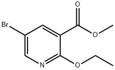 Methyl 5-bromo-2-ethoxynicotinate Struktur