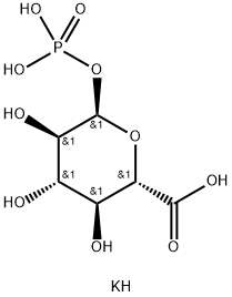 A-D-GLUCURONIC ACID 1-PHOSPHATE*TRIPOTAS SIUM 化学構造式