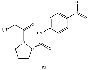 GLY-PRO P-NITROANILIDE HYDROCHLORIDE Struktur