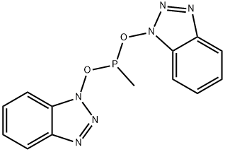 methyl-O,O-bis(1-benzotriazolyl)phosphate 结构式