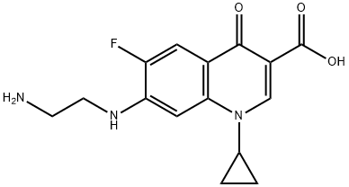 DESETHYLENE CIPROFLOXACIN Struktur