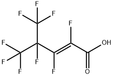 全氟(4-甲基-2-戊酸) 结构式