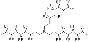 TRIS(1H,1H,2H,2H-PERFLUOROOCTYL)PHOSPINE 结构式