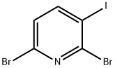 2,6-ジブロモ-3-ヨードピリジン 化学構造式