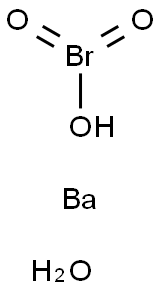 Barium bromate monohydrate.,10326-26-8,结构式