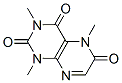 2,4,6(3H)-Pteridinetrione,  1,5-dihydro-1,3,5-trimethyl- Struktur