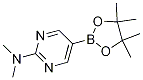 N,N-diMethyl-5-(4,4,5,5-tetraMethyl-1,3,2-dioxaborolan-2-yl)pyriMidin-2-aMine 化学構造式