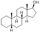5β-アンドロスタン-17β-オール 化学構造式