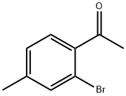 1-(2-ブロモ-4-メチルフェニル)エタノン 化学構造式