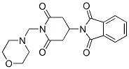 N-[1-(Morpholinomethyl)-2,6-dioxo-4-piperidyl]phthalimide,10329-96-1,结构式