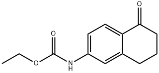 ethyl 5-oxo-5,6,7,8-tetrahydronaphthalen-2-ylcarbaMate Struktur