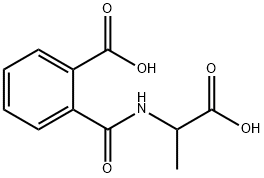 Benzoic  acid,  2-[[(1-carboxyethyl)amino]carbonyl]- Structure