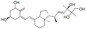 1,24,25,26-tetrahydroxyergocalciferol 化学構造式