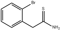 2-(2-bromophenyl)ethanethioamide, 103317-32-4, 结构式