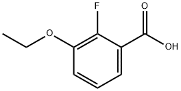 3-ETHOXY-2-FLUOROBENZOIC ACID, 1033201-71-6, 结构式