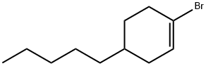 1-BROMO-4-PENTYLCYCLOHEX-1-ENE 结构式