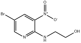 2-((5-Bromo-3-nitropyridin-2-yl)amino)ethanol Struktur