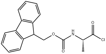 FMOC-L-アラニルクロリド 化学構造式