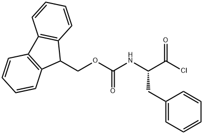N-(9-芴甲氧羰基)苯丙氨酰氯,103321-57-9,结构式