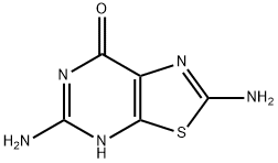 2,5-diaminothiazolo(5,4-d)pyrimidin-7(6H)-one Structure