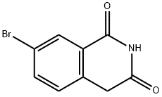 7-BROMOISOQUINOLINE-1,3(2H,4H)-DIONE, 1033330-27-6, 结构式