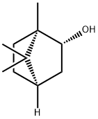 (1R,4R)-1,7,7-Trimethylbicyclo[2.2.1]heptan-2α-ol 结构式