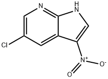 5-CHLORO-3-NITRO-7-AZAINDOLE 结构式