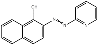 2-(2-吡啶偶氮)-1-萘酚, 10335-31-6, 结构式