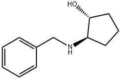 (1R,2R)-2-[(苯基甲基)氨基]环戊醇 结构式