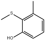 3-methyl-2-(methylthio)phenol Structure