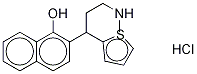 2-[3-(MethylaMino)-1-(2-thienyl)propyl]-1-naphthalenol Hydrochloride Struktur