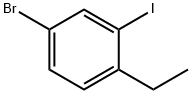 4-溴-1-乙基-2-碘苯 结构式