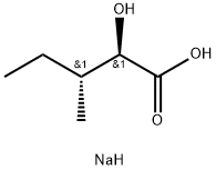 D-2-HYDROXY-3-METHYLVALERIC ACID SODIUM Structure