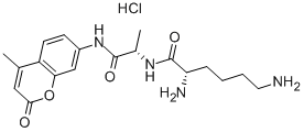 H-LYS-ALA-AMC HCL Struktur